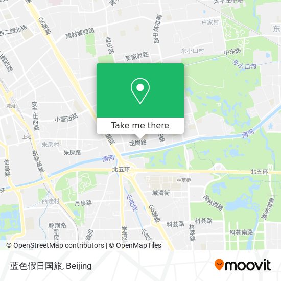 蓝色假日国旅 map