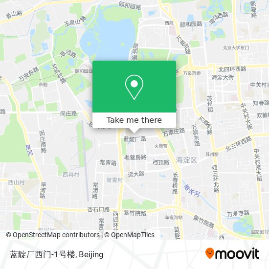 蓝靛厂西门-1号楼 map