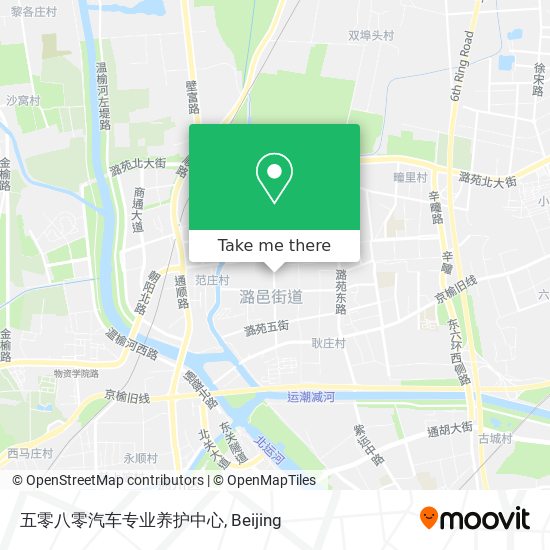 五零八零汽车专业养护中心 map