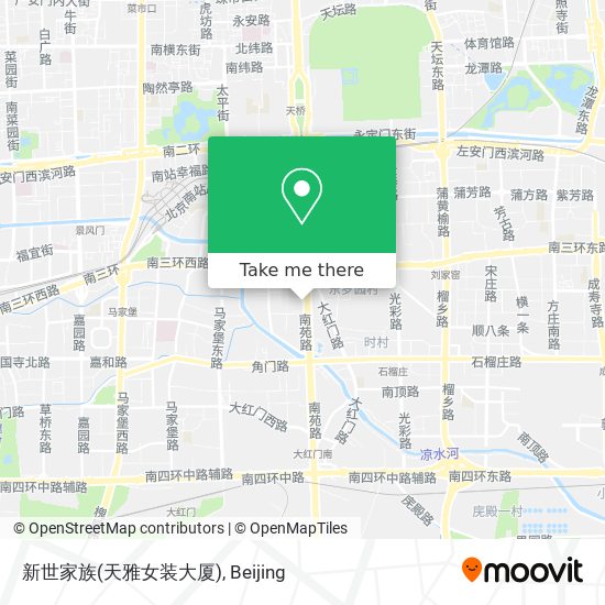 新世家族(天雅女装大厦) map