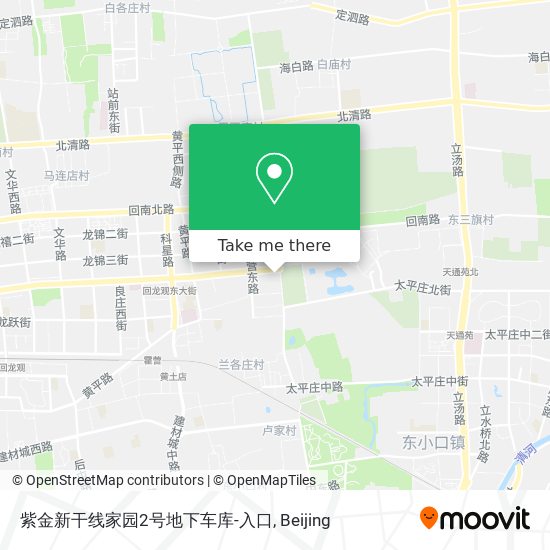 紫金新干线家园2号地下车库-入口 map