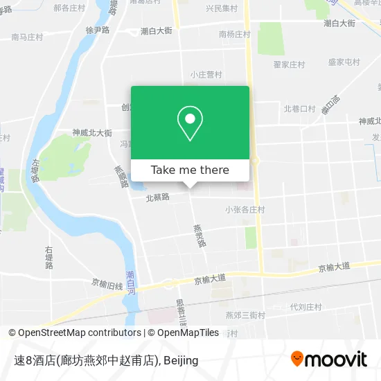 速8酒店(廊坊燕郊中赵甫店) map