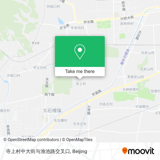 寺上村中大街与渔池路交叉口 map