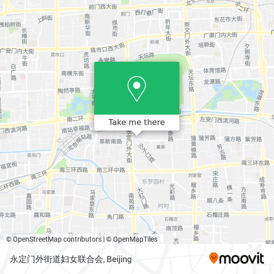 永定门外街道妇女联合会 map