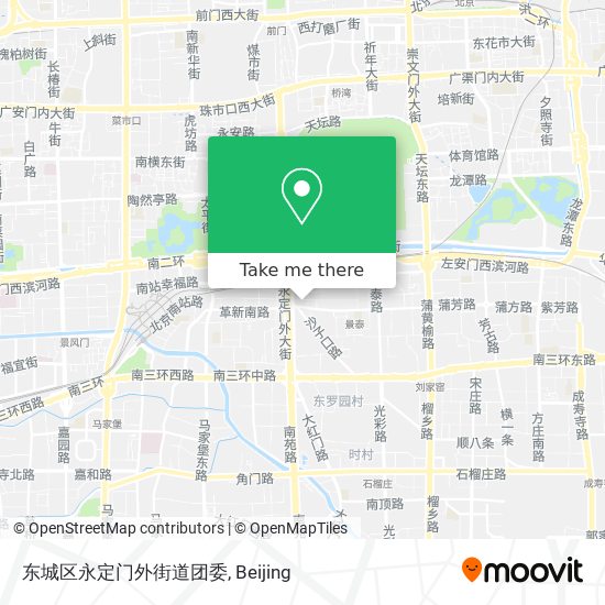 东城区永定门外街道团委 map