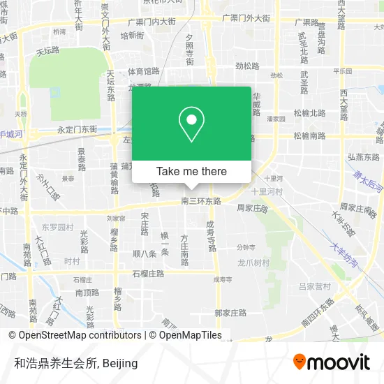 和浩鼎养生会所 map