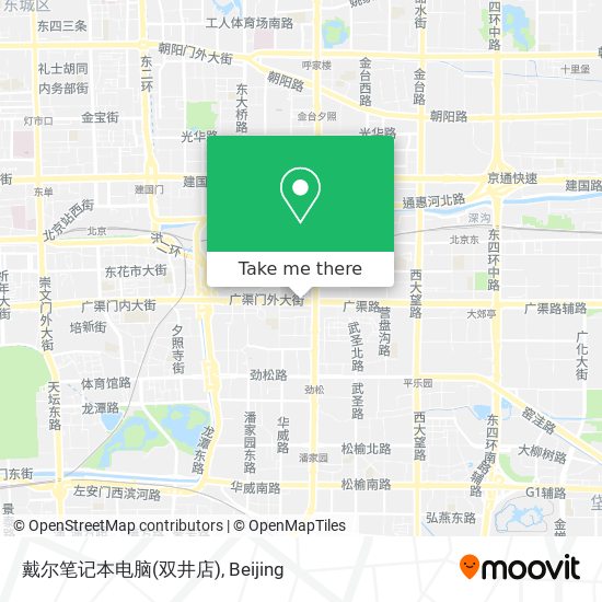 戴尔笔记本电脑(双井店) map
