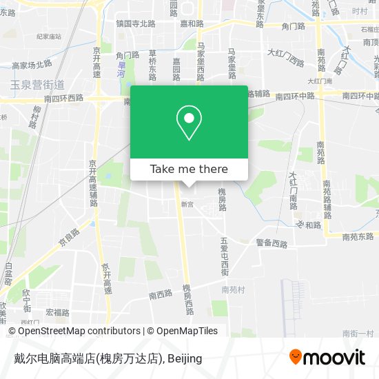 戴尔电脑高端店(槐房万达店) map