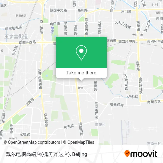 戴尔电脑高端店(槐房万达店) map