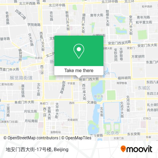 地安门西大街-17号楼 map