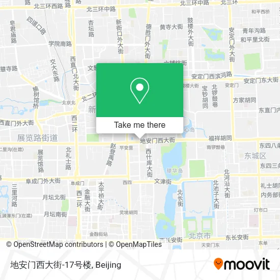 地安门西大街-17号楼 map