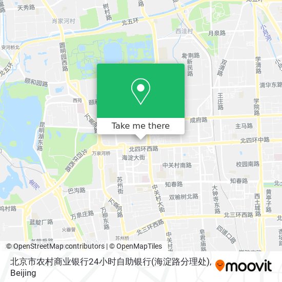 北京市农村商业银行24小时自助银行(海淀路分理处) map