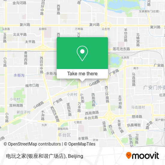 电玩之家(银座和谐广场店) map