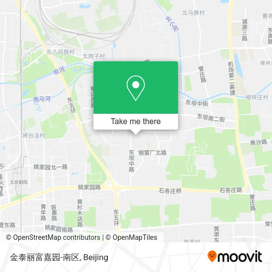 金泰丽富嘉园-南区 map