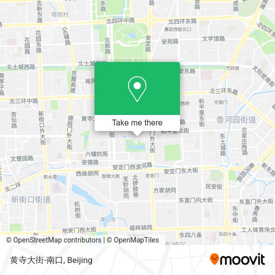 黄寺大街-南口 map