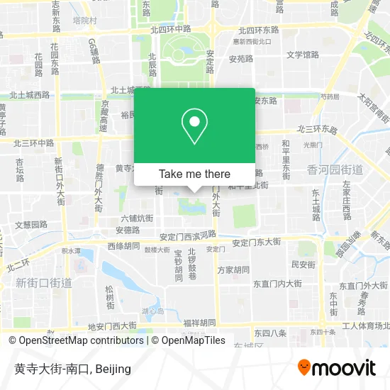 黄寺大街-南口 map