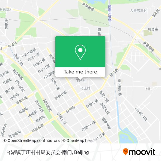 台湖镇丁庄村村民委员会-南门 map