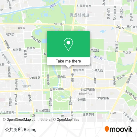 公共厕所 map
