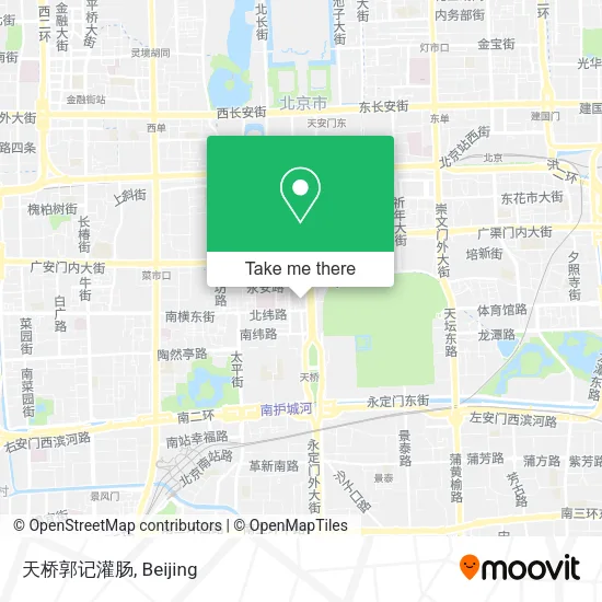 天桥郭记灌肠 map