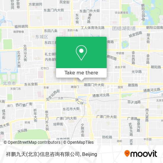 祥鹏九天(北京)信息咨询有限公司 map