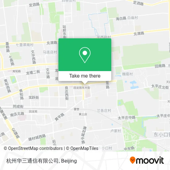 杭州华三通信有限公司 map