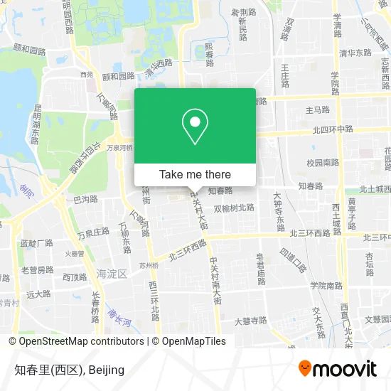 知春里(西区) map