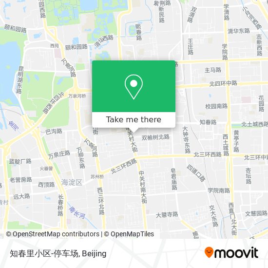知春里小区-停车场 map