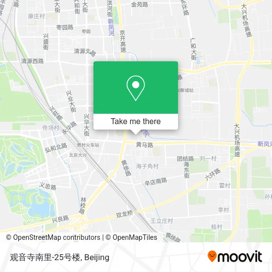 观音寺南里-25号楼 map