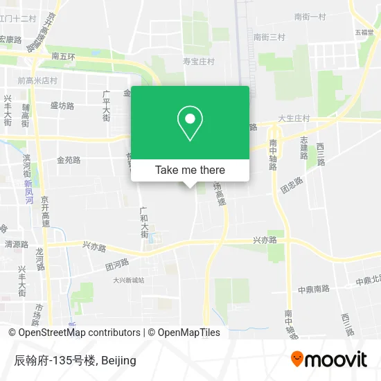 辰翰府-135号楼 map