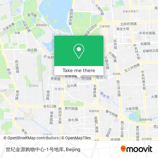 世纪金源购物中心-1号地库 map