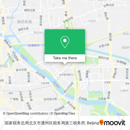 国家税务总局北京市通州区税务局第三税务所 map