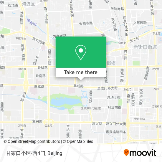 甘家口小区-西4门 map