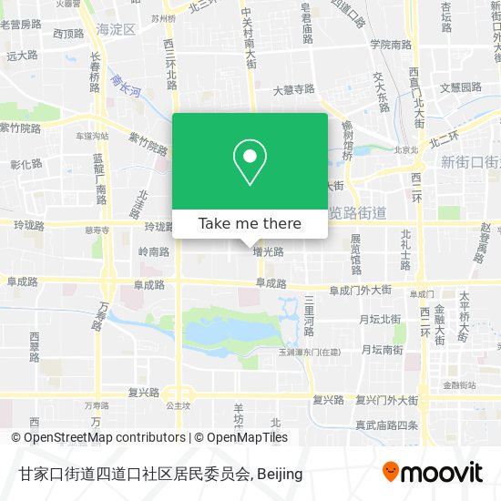 甘家口街道四道口社区居民委员会 map
