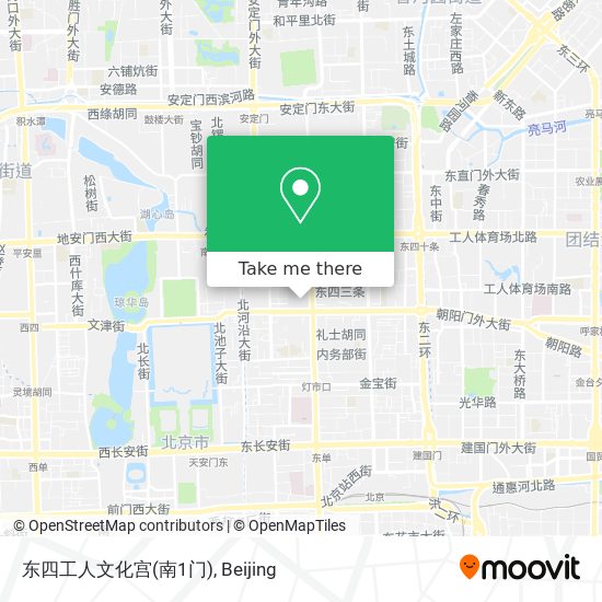 东四工人文化宫(南1门) map