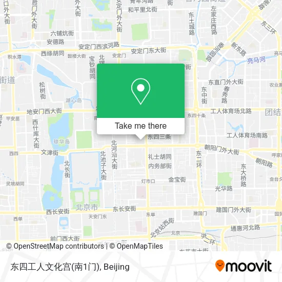 东四工人文化宫(南1门) map