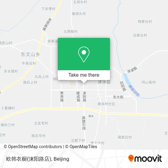 欧韩衣橱(涞阳路店) map