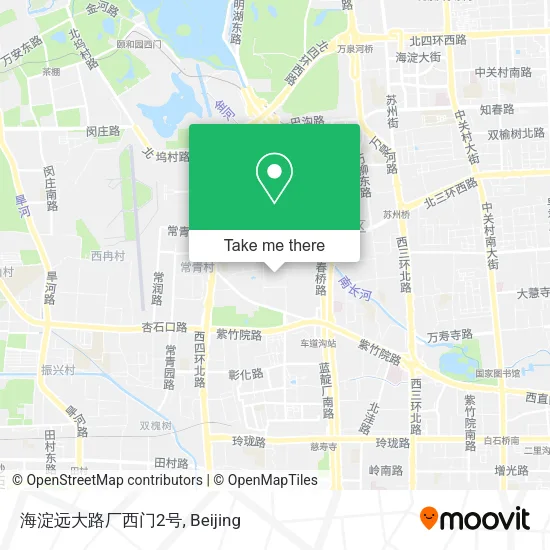 海淀远大路厂西门2号 map