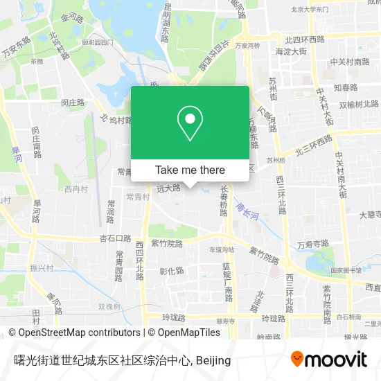 曙光街道世纪城东区社区综治中心 map