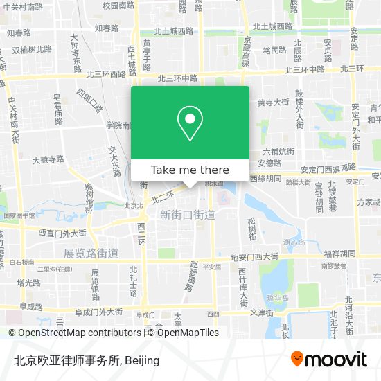 北京欧亚律师事务所 map