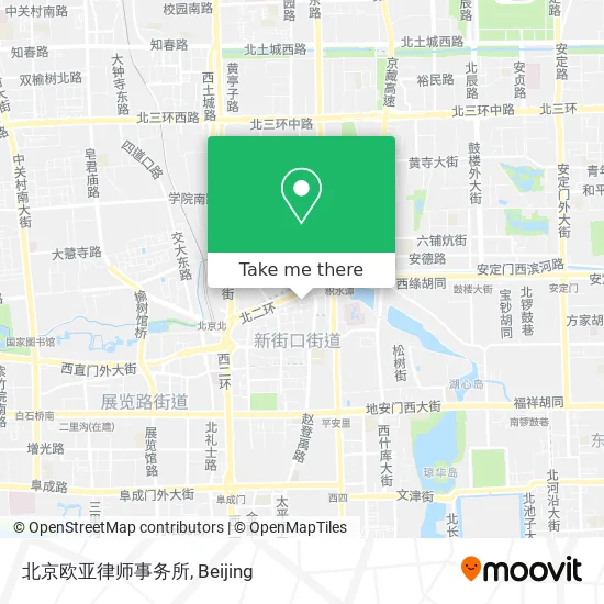 北京欧亚律师事务所 map