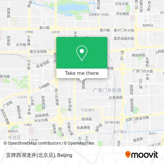 贡牌西湖龙井(北京店) map