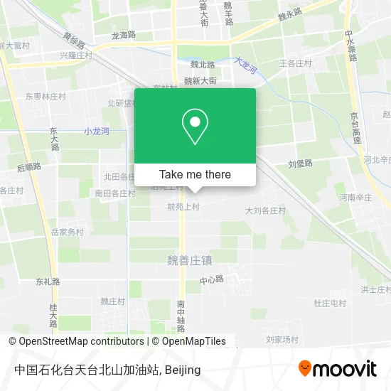 中国石化台天台北山加油站 map