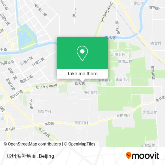 郑州滋补烩面 map