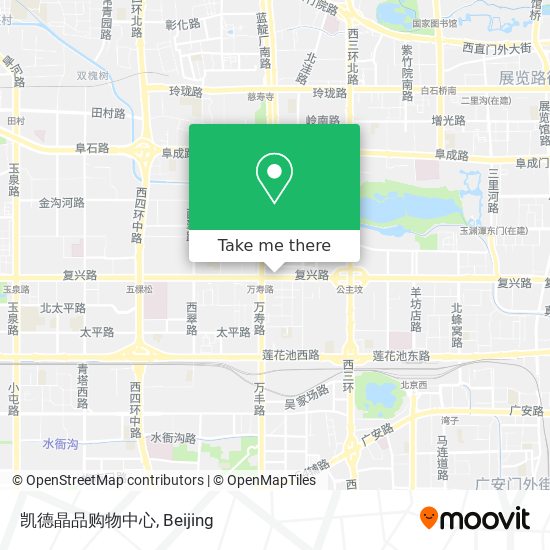凯德晶品购物中心 map