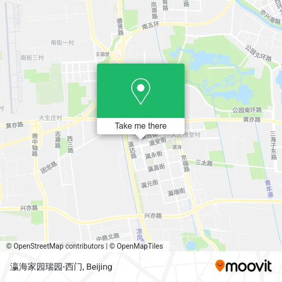 瀛海家园瑞园-西门 map