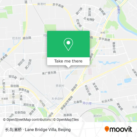 长岛澜桥 · Lane Bridge Villa map