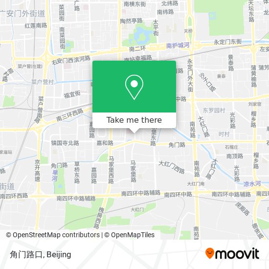 角门路口 map