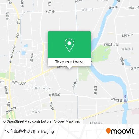 宋庄真诚生活超市 map