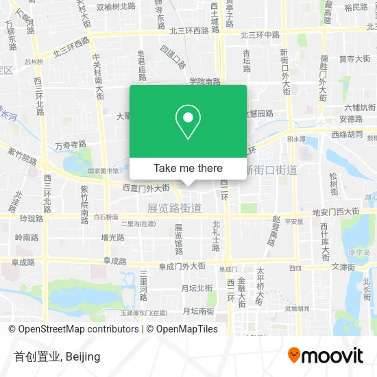 首创置业 map