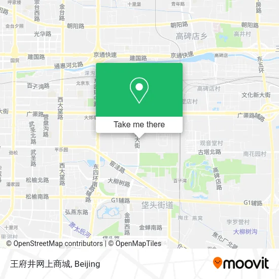 王府井网上商城 map